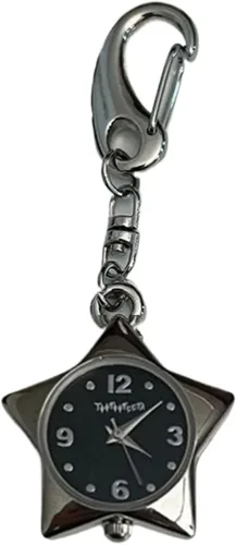 Vista 9 de Vhitler Vintage Keychain Retro Pocket Watch Bag Charms for Handbag Y2k Emo Accessories Backpack Charms 2000s Grunge Aesthetic Hueso Negro