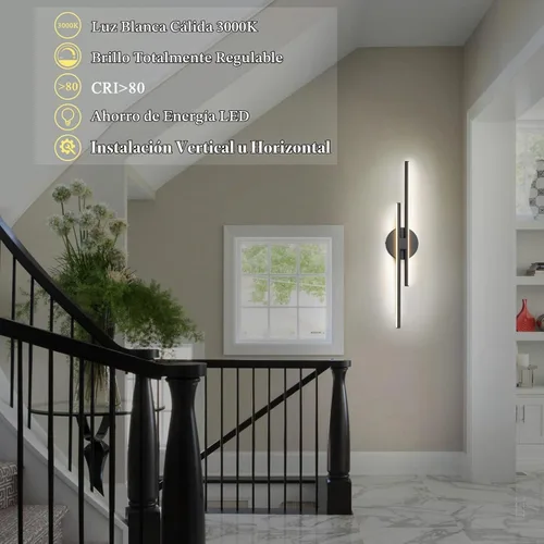 Vista 5 de EDISLIVE Accesorios de Iluminación LED Regulables Modernos para Tocador de Baño, Iluminación de Pared para Tocador, Accesorios de Iluminación