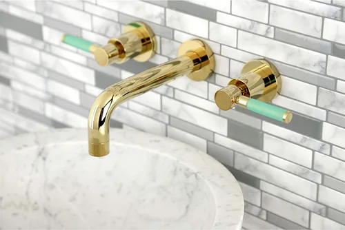 Vista 5 de Kingston Brass KS8122DKL Kaiser - Grifo de baño (latón pulido)