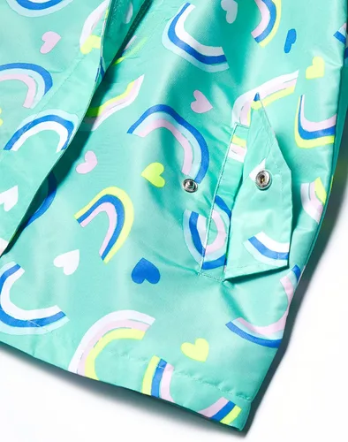 Vista 3 de Carter's Chaqueta de Lluvia con Capucha para Niñas Pequeñas y Niñas con Forro de Peso Medio