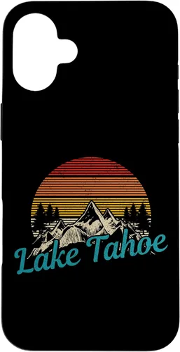 Vista 23 de Lake Tahoe California USA Vintage Souvenir Case for iPhone 16