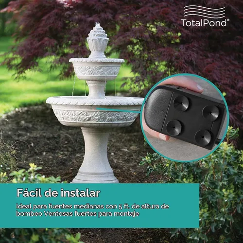 Vista 3 de TotalPond Bomba de fuente 300 GPH, color negro