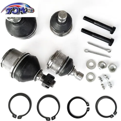 Vista 3 de 4 piezas de suspensión superior e inferior rótulas para Chevy Trailblazer GMC Envoy Saab 9-7x Isuzu Ascender K6663, K6664 2002-2009