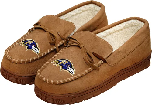 Vista 23 de FOCO Mens NFL Team Logo Moccasin Slippers