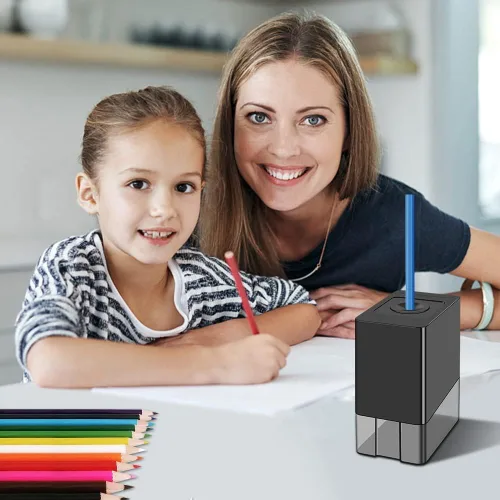 Vista 9 de AFMAT Sacapuntas de punta larga + sacapuntas manos libres totalmente automático para lápices de colores (PSA7+PSA8)