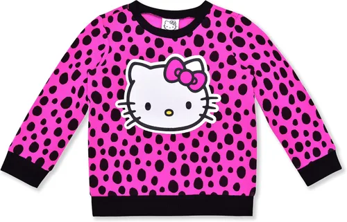 Vista 2 de Hello Kitty Plush Girl 2 Piece Sweater Top and Jogger Set Pink
