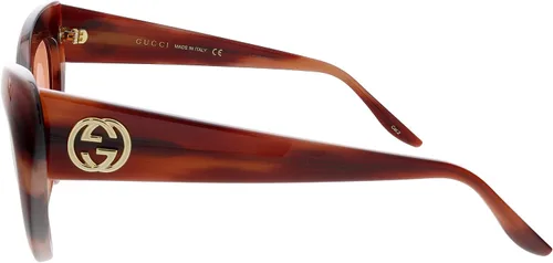 Vista 3 de Gucci GG0895S-004 Havana Retro Gafas de sol para mujer