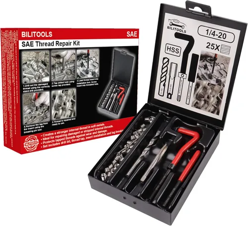 Vista 22 de BILITOOLS - Kit de reparación de roscas helicoidales métricas
