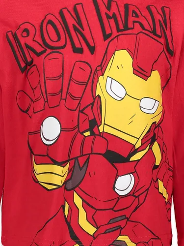 Vista 9 de Marvel Avengers - Paquete de 3 camisetas gráficas de manga larga color verde