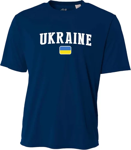 Vista 2 de Ucrania Fútbol Jersey Bandera Logo Hombres Equipo Nacional Futbol Copa Mundial Olímpicos Personalizado Deportes Nombre Número