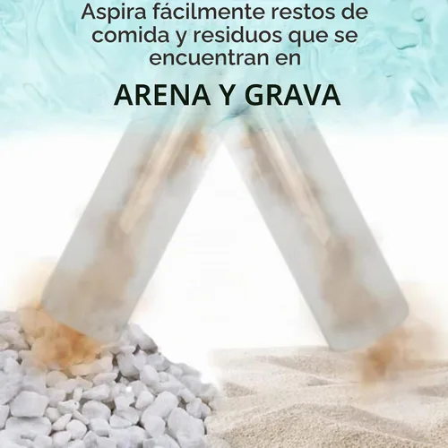 Vista 4 de SunGrow Kit de mantenimiento de acuario con bombilla de cebado, 65 pulgadas, fácil de usar, perfecto para tanques de peces pequeños, 2 minutos