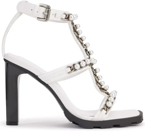 Vista 5 de Karl Lagerfeld Paris Sandalia de tacón Midge Fashion para mujer