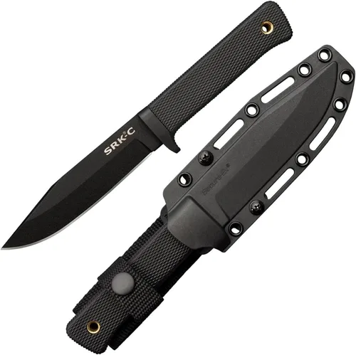 Vista 9 de Cold Steel Cuchillo de caza ligero de hoja fija con vaina, pájaro y trucha, longitud total: 6 5/16