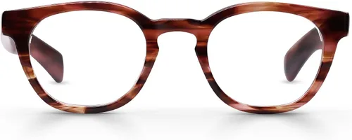 Vista 8 de eyebobs - Total Wit Gafas de lectura prémium para hombres y mujeres Marco redondo