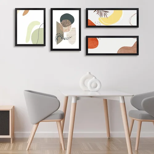 Vista 9 de Golden State Art, Marco de fotos de 8 x 24 pulgadas, madera maciza negra con vidrio templado, marco de 8 x 24 pulgadas para pared de galería