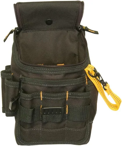 Vista 5 de CLC Custom Leathercraft 1524 Funda Utilitaria con Cremallera, Mediana, Negra, 11 Bolsillos