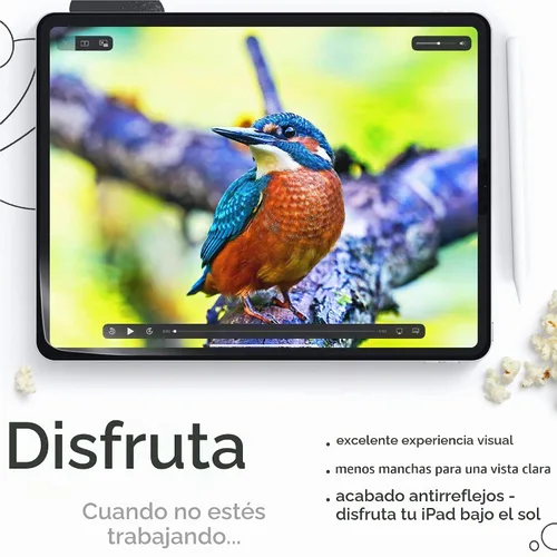 Vista 5 de Paperlike 2.0 (modelo anterior) para iPad 10.2"- Protector de pantalla para dibujar y escribir como en papel