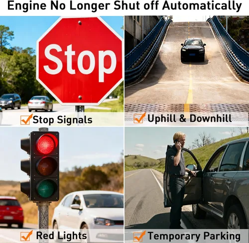 Vista 3 de Eliminador de Arranque y Parada Automática Compatible con Jeep Wrangler Gladiator 2019 2020 2021 2022 2023 2024 Motor Autostop Automático A-Off