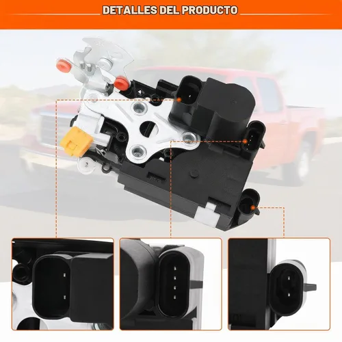 Vista 2 de Actuador de Bloqueo de Puerta - Delantero Izquierdo Lado del Conductor - Compatible con 2001-2007 Cadillac Escalade Chevy Avalanche, Silverado