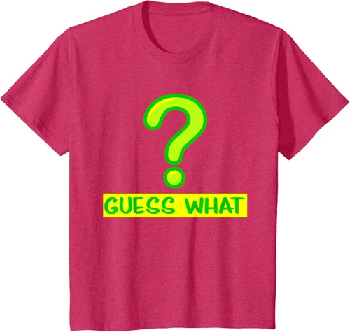 Vista 43 de Question Mark playera Guess What playera, hombre XL, Púrpura