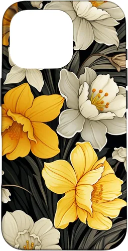 Vista 20 de Daffodil Flower Pattern Modern Floral Case for iPhone 17