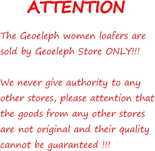 Vista 3 de Geoeleph Mocasines casuales para mujer, mocasines cómodos para caminar, mocasines de cuero para conducir