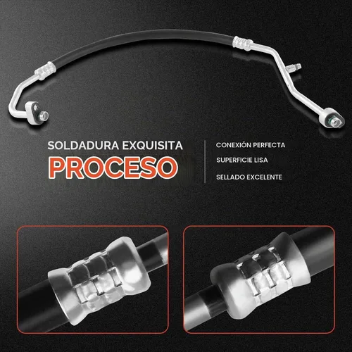 Vista 5 de A-Premium Conjunto de manguera de línea de descarga de A/C compatible