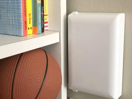 Vista 4 de Cubierta para interruptor de luz para mascotas para bebé y niño pequeño moderno Decora Leviton Legrand Rocker, protector de seguridad eléctrico