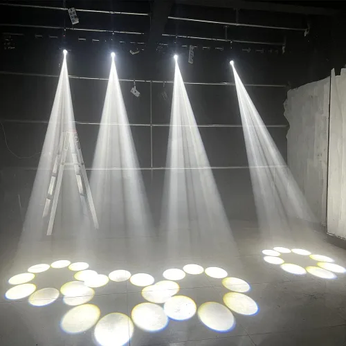 Vista 9 de 120W LED Cabeza Móvil Dj Luz Roto Prism Beam Etapa Luces 8 GOBOs 8 Colores DMX 512 12CH Sonido DJ Iluminación para Disco Fiesta Eventos Boda Etapa