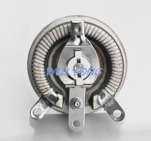 Vista 3 de Potenciómetro bobinado de alambre de alta potencia 100W 100 OHM, resistencia variable, reóstato, 100 vatios.