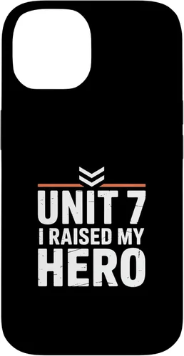Vista 4 de Unit 7 I Raised My Hero Military Parent Pride Case for iPhone 17