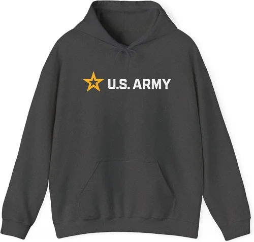 Vista 9 de ARMY Sudadera con capucha con logotipo oficial Negro