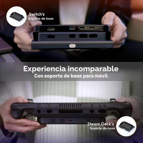 Vista 8 de VITURE Pro Mobile Dock Primera Experiencia XR Inmersiva para Switch 2, Compatible con PS, Co-op Stream & Play, Contenido 2D/3D, se Adapta a Switch
