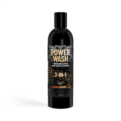 Vista 10 de Derm Dude Gel de baño 3 en 1, champú y acondicionador para hombres Gel de ducha hidratante diario con aloe vera y vitamina E Todo