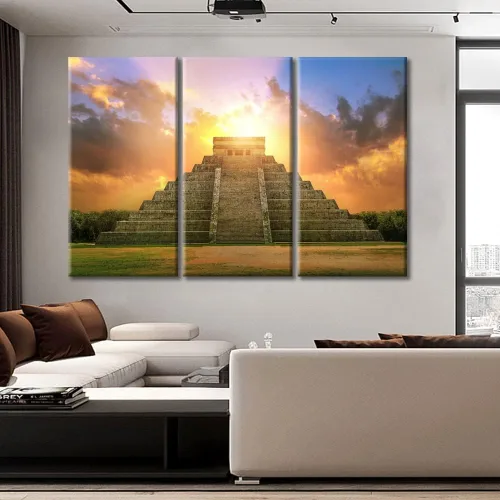 Vista 44 de TUMOVO Lienzo decorativo para pared, pósteres de escena de fantasía del universo Antara, planeta alienígena, ilustraciones de pared para paredes