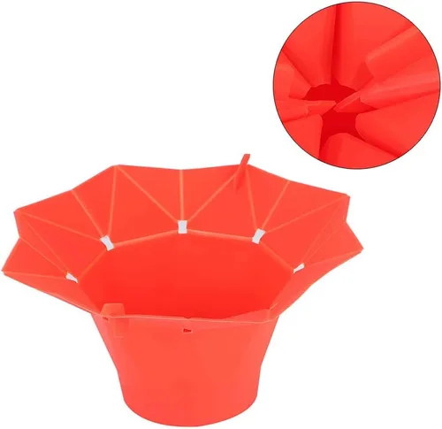Vista 9 de Cuenco de palomitas de maíz, popcorn popcorn poppoppop, rojo, plegable, para microondas, para hacer palomitas de maíz, máquina de hacer palomitas