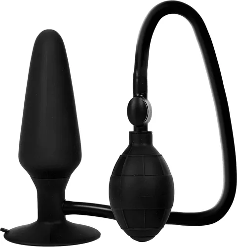Vista 2 de CalExotics COLT XXL SE-6868-25-3 - Enchufe anal inflable de silicona de 6 pulgadas con bombilla de fácil apriete y válvula de liberación de aire