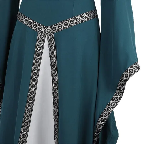 Vista 68 de Kranchungel - Vestidos renacentistas de estilo medieval/irlandés/campesino para mujer; disfraz de hada, para bailes