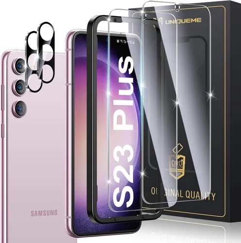 Vista 13 de UniqueMe Paquete de 2+2 protectores de pantalla de privacidad para Samsung Negro