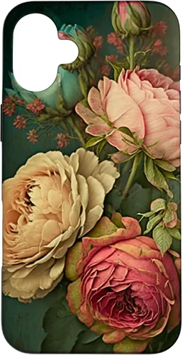 Vista 23 de Boho Shabby Chic Bohemian Roses Vintage Funda con diseño de flores y flores para iPhone 17