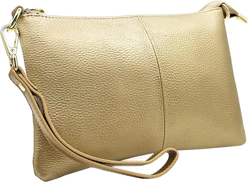 Vista 2 de Beurlike Cartera de cuero para mujer, bolso cruzado pequeño para teléfono