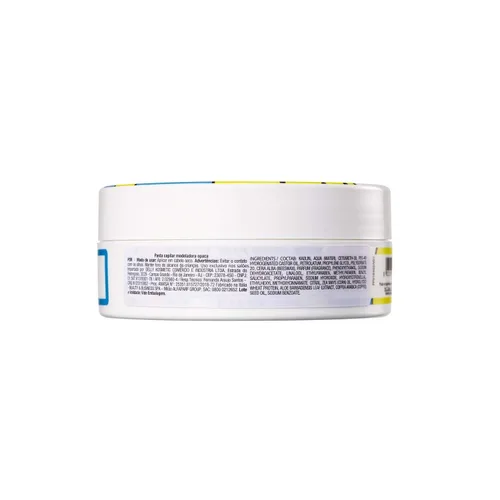 Vista 4 de Estilo amarillo - Pasta para el cabello de fijación fuerte - Acabado mate - Ideal para esculpir o miradas despeinadas - Larga duración - Mantiene