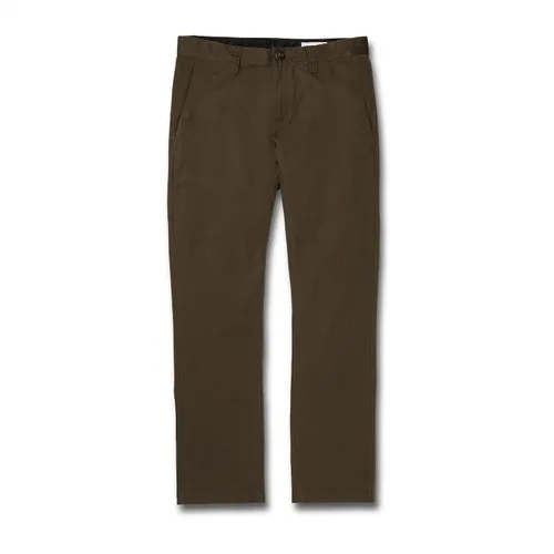 Vista 25 de Volcom Frickin - Pantalón chino elástico moderno para hombre, pantalones de sarga elásticos para uso diario Negro