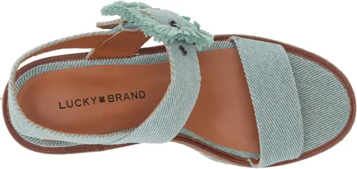 Vista 5 de Lucky Brand Yidris - Sandalias de tacón con plataforma para mujer