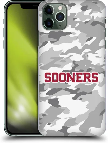 Vista 11 de Head Case Designs Funda rígida OU Boomer de la Universidad de Oklahoma con licencia oficial compatible con Apple iPhone 11 Pro Max