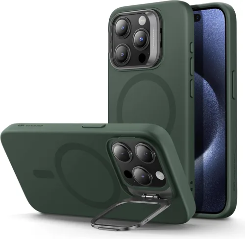 Vista 101 de ESR Funda para iPhone 13 Pro, compatible con MagSafe, protección de grado militar a prueba de golpes, soporte de anillo de cámara integrado, funda