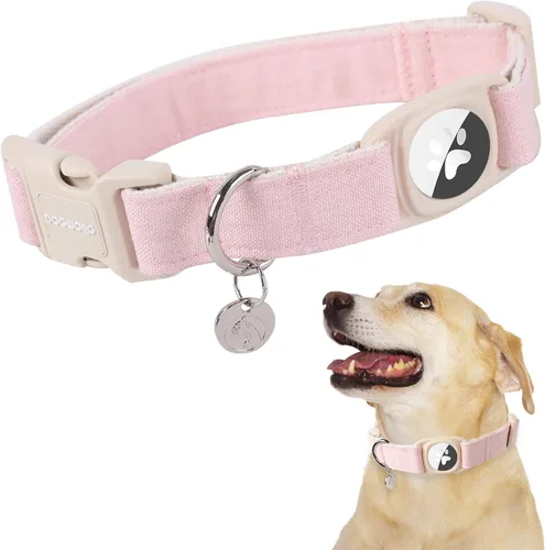 Vista 48 de DOGWONG Collar para perro de San Valentín, collar ajustable de algodón con corazón de caramelo azul, perfecto para perros pequeños a medianos