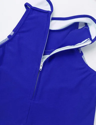 Vista 5 de Manyakai Conjunto de porristas para niños y niñas sin mangas con falda plisada disfraz de uniforme