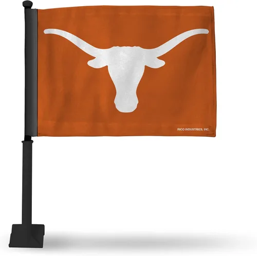 Vista 59 de Rico Industries Bandera de coche de doble cara de la NCAA, gran accesorio para automóvil