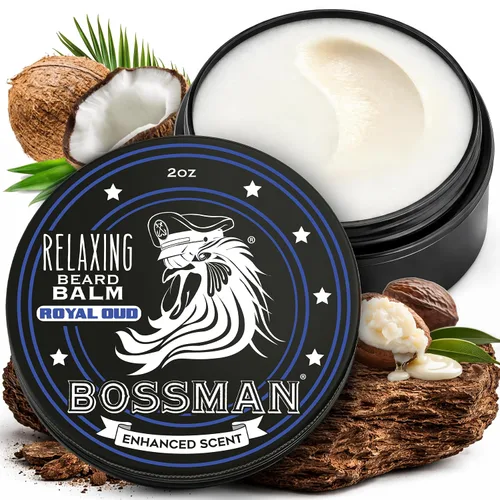 Vista 16 de Bossman Essentials Kit de barba para hombres, juego de 3, gelatina de aceite para barba, crema acondicionador fortificante, bálsamo para barba